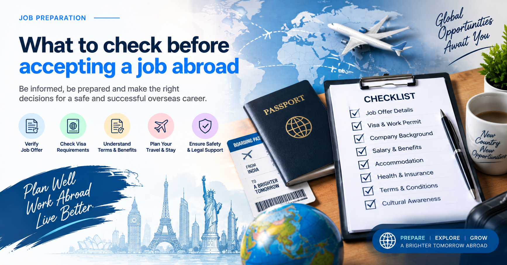 What to check before accepting a job abroad
